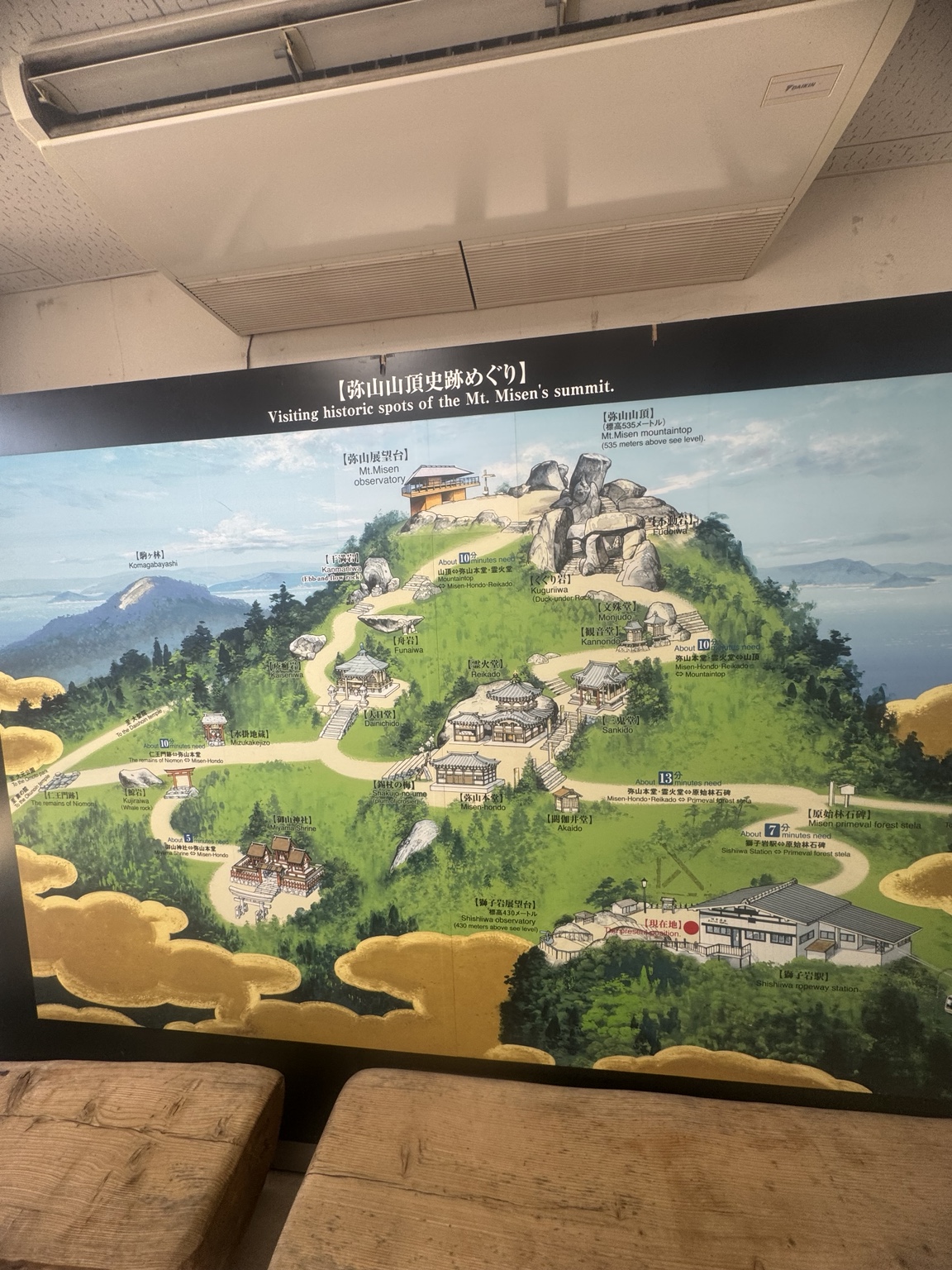 弥山からの眺め